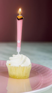 Pink Joint Cake Candles