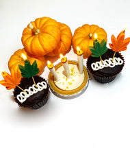 Load image into Gallery viewer, 420 Joint and Orange Weed Leaf Novelty Cake Candles