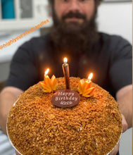 Load image into Gallery viewer, 420 Novelty Blunt and Orange Cannabis Leaf Cake Candles
